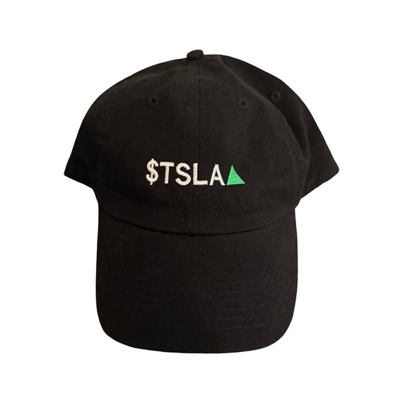 Tesla White Baseball Cap - Picture 1 of 4